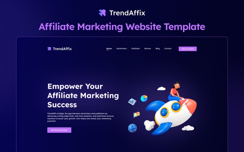 Trendaffix - Šablona pro affiliate marketing na Elementoru