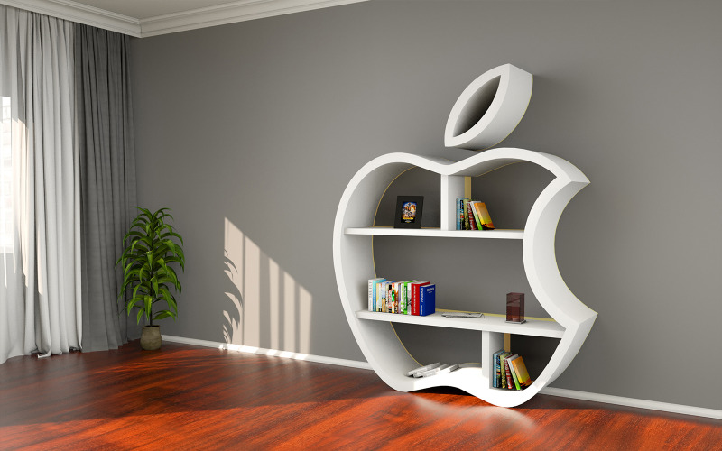 Apple BookShelf 3D modelleri