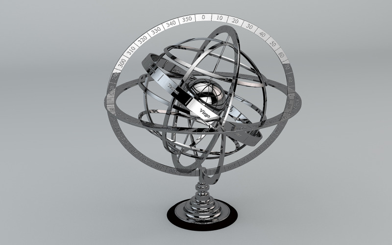 Армиллярная сфера 3D модель