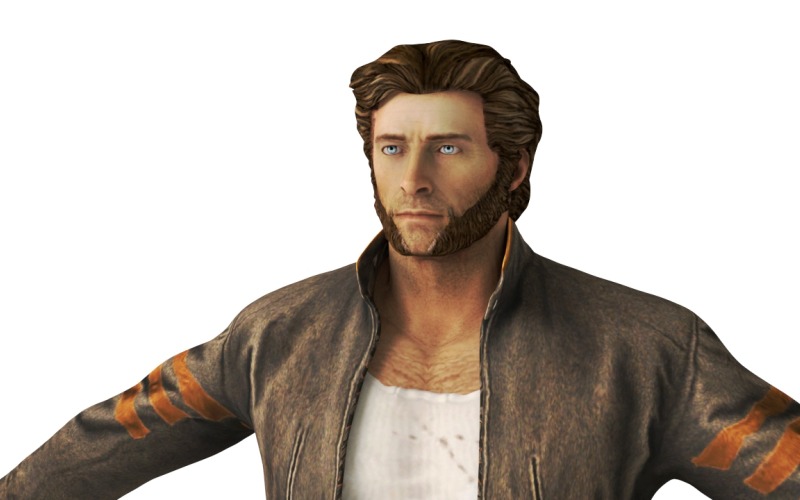 Modelo 3D do X-MEN Logan Wolverine
