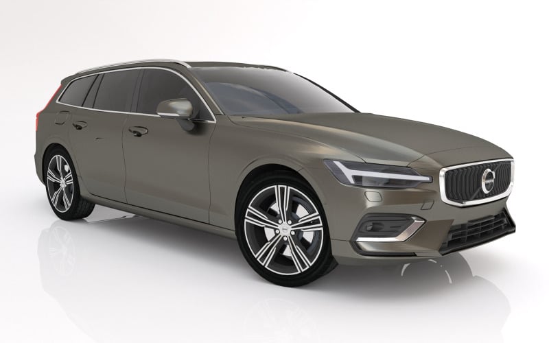 Volvo V60 2019 v1 model 3d