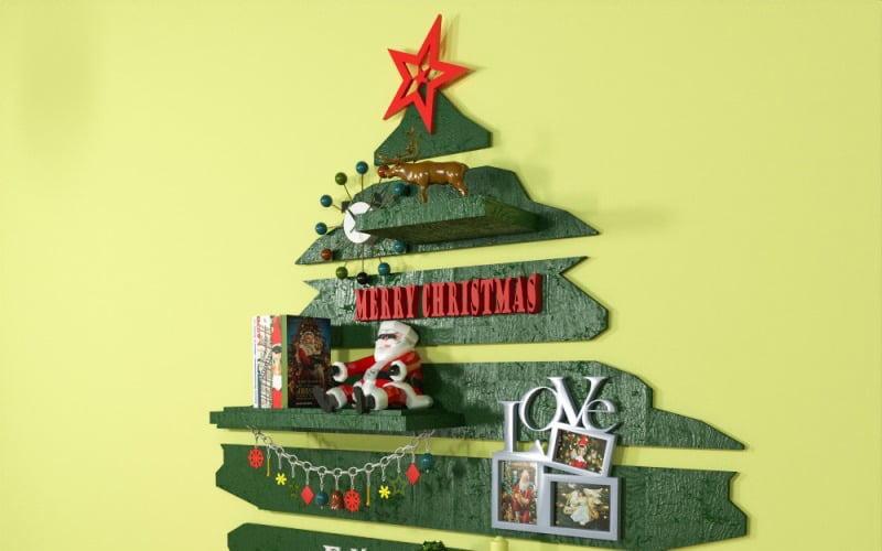 Estanterías de árbol de Navidad (modelo 3D)