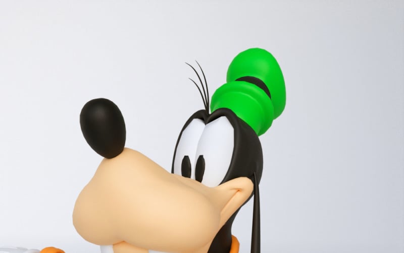 Disney Goffy rajzfilmfigura 3D