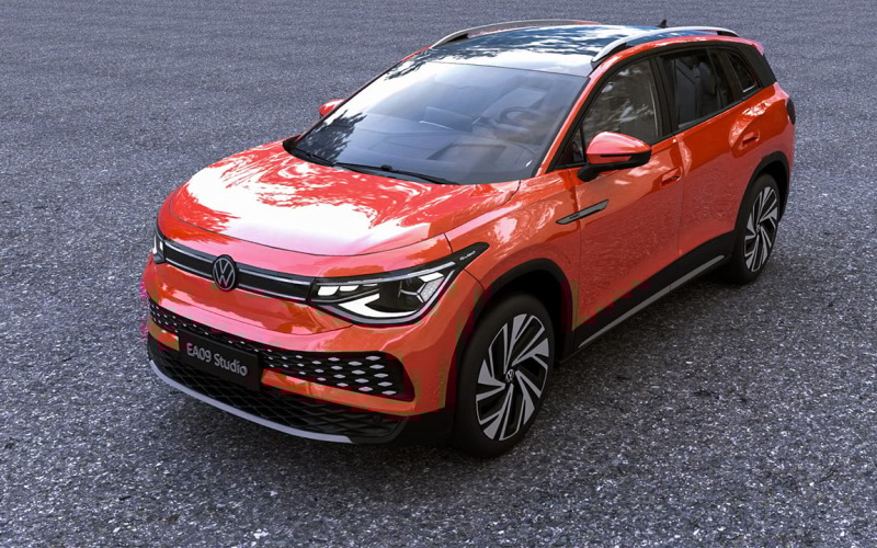 3D-модель Volkswagen ID.6 2022 года