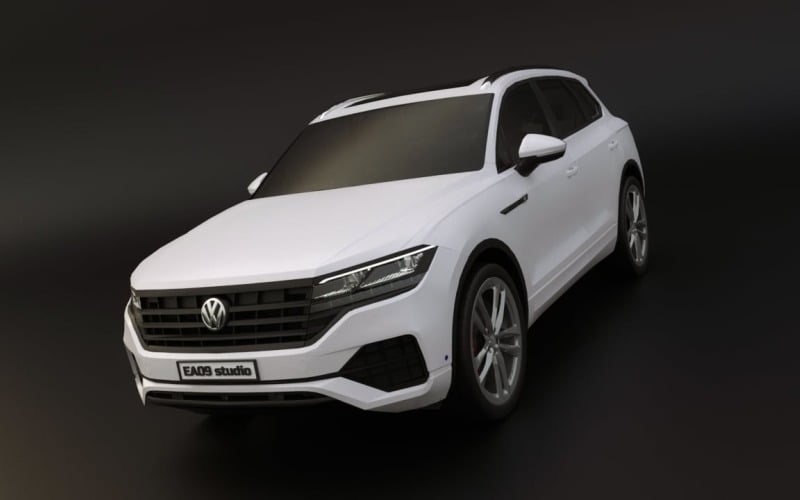 Volkswagen Touareg 2021 modèle 3D