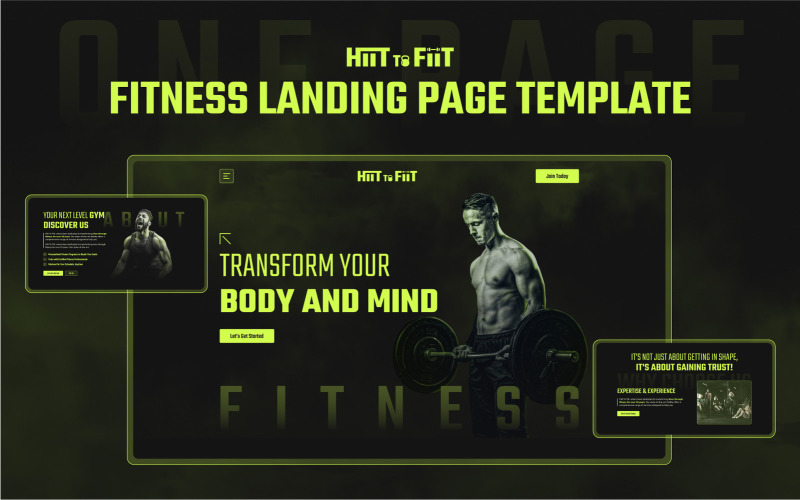 Hiittofiit - Plantilla Next.js de OnePage Fitness
