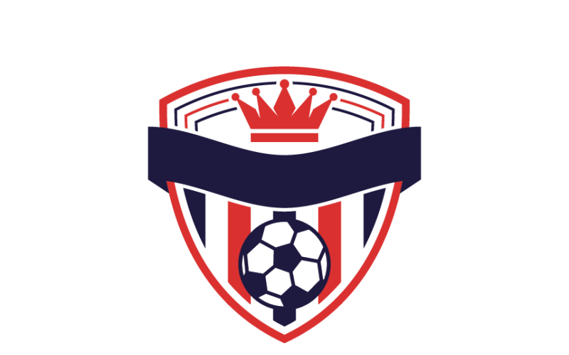 Logo distintivo da calcio vintage