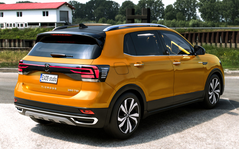 Modèle 3D du Volkswagen T-Cross 2021