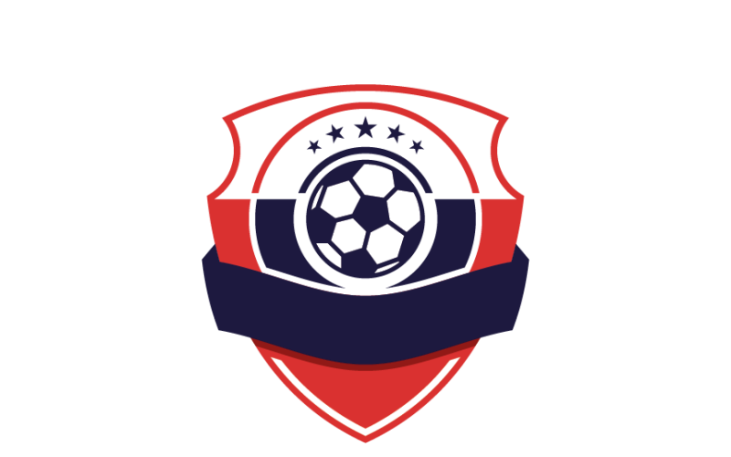 Szablon logo drużyny piłkarskiej