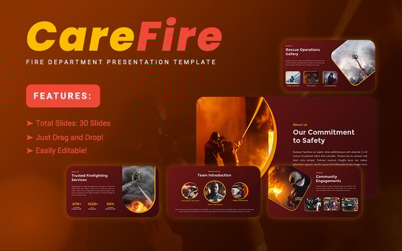 CareFire - Brandweer Keynote Template