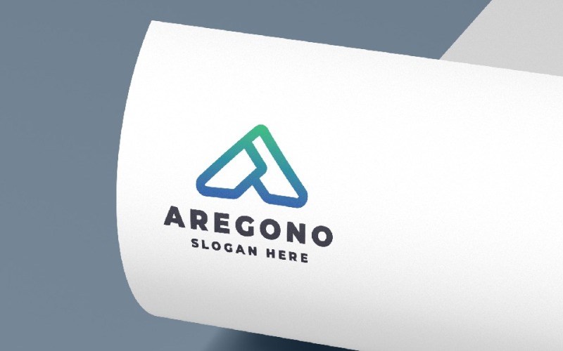Modern Letter A Logo Temp