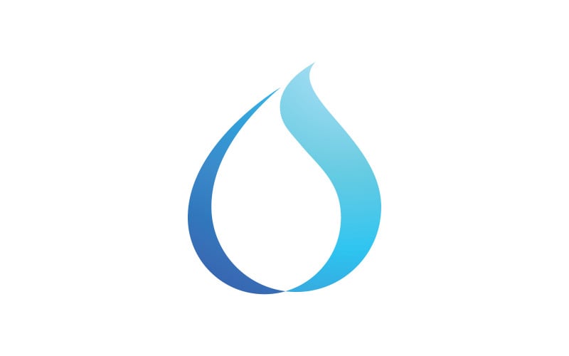Waterdruppel logo vector icoon ontwerp. 11