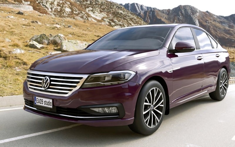 2021 Volkswagen Lavida Plus 3d модель