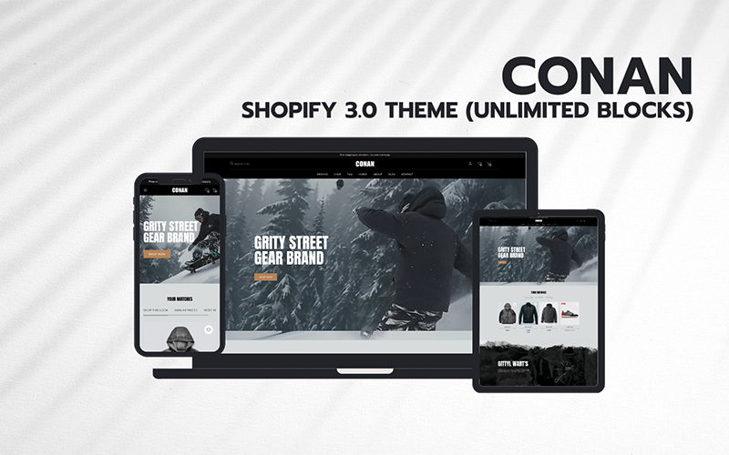 Conan - Premium Shopify 2.0 Teması