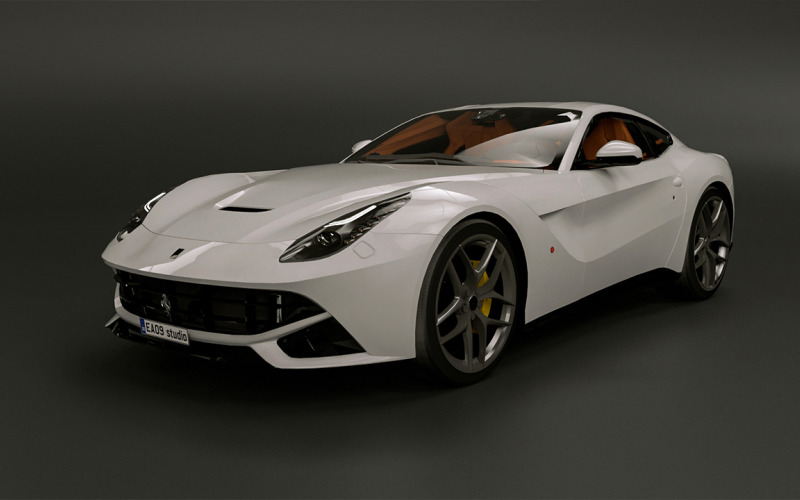 Ferrari F12 Berlinetta 2021 3D-Modell