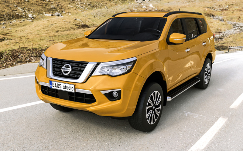 2020 Nissan Terra 3D modeli