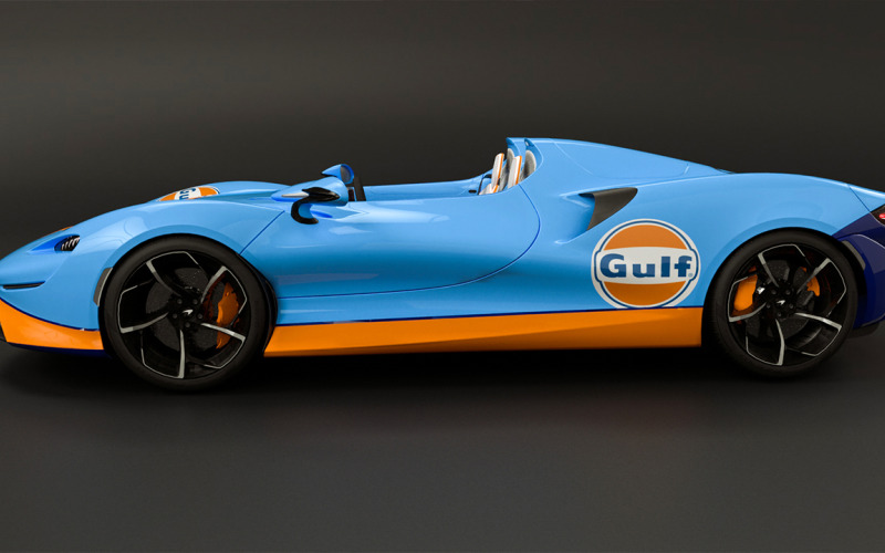 Modello 3D della McLaren Elva del 2021