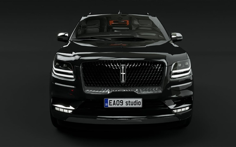 Modelo 3D del Lincoln Navigator 2021
