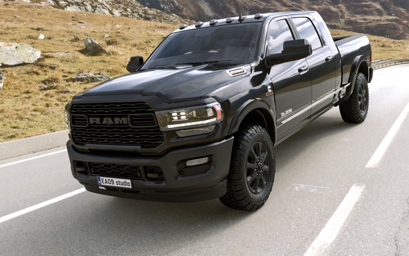 RAM 2500 LIMITED MEGA CAB 2022 model 3d