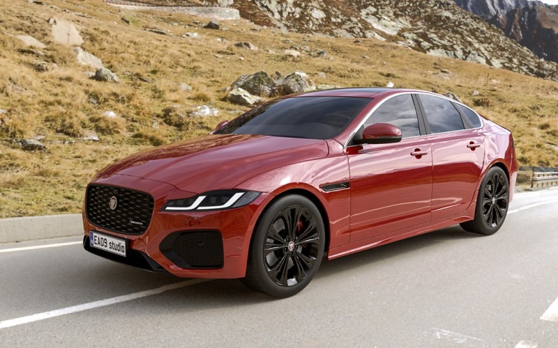 2022 Jaguar XF R-Dynamic 3D МОДЕЛЬ