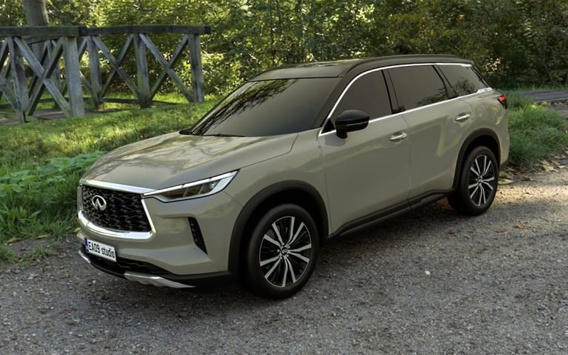 3D model Infiniti QX60, rok výroby 2022
