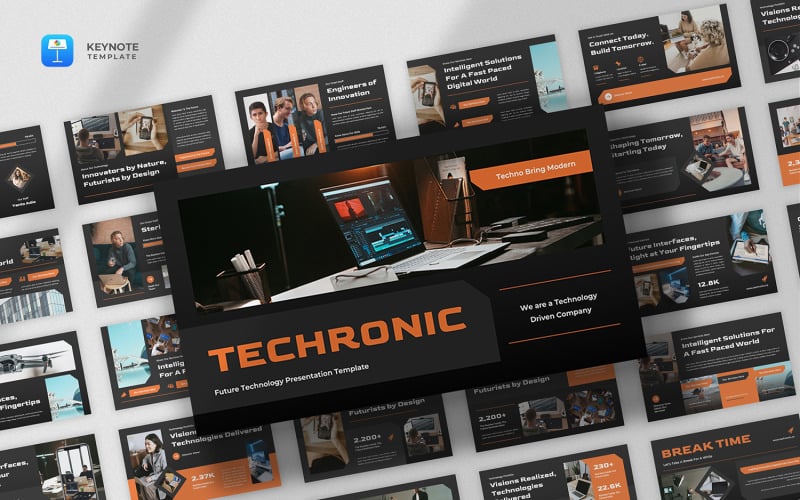 Techronic - Modello di presentazione per la tecnologia del futuro