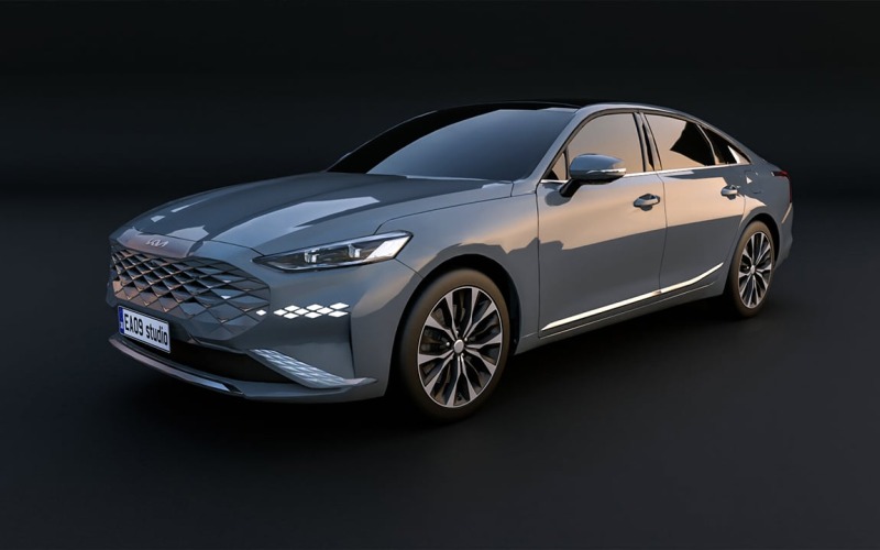 2022 Kia K800 Auto 3D-Modell