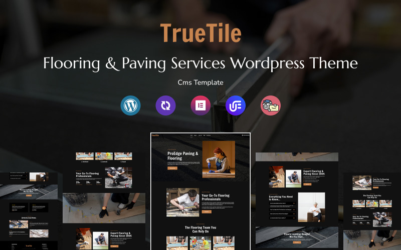 truetile - Tema WordPress reattivo multiuso per servizi di pavimentazione e pavimentazione