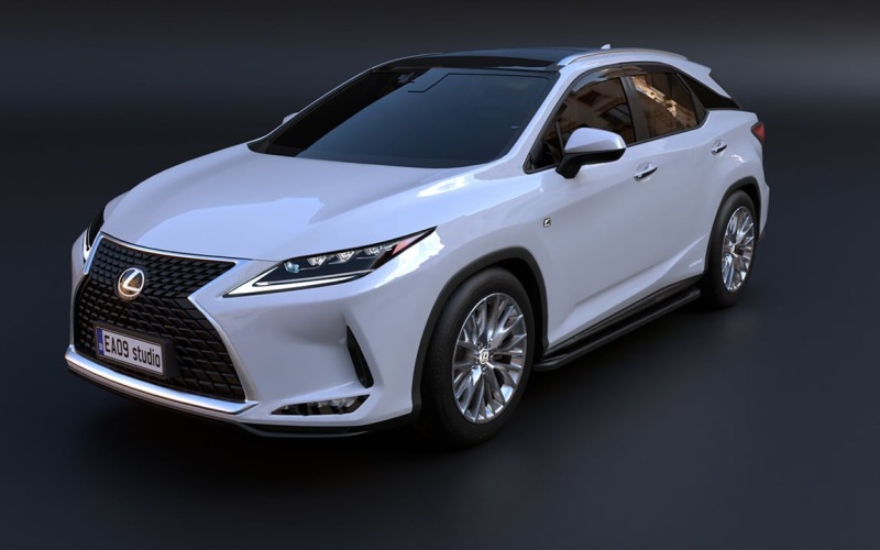 2022 Lexus RX 450h 3D-modell