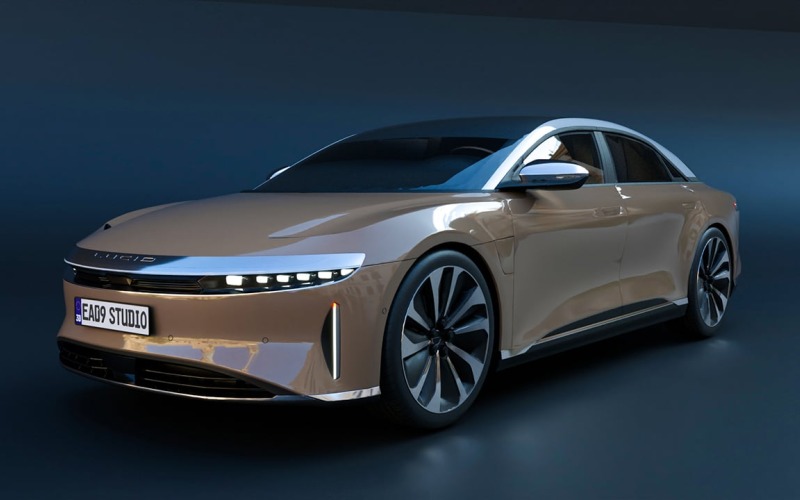 2022 Lucid Air concept 3D-model