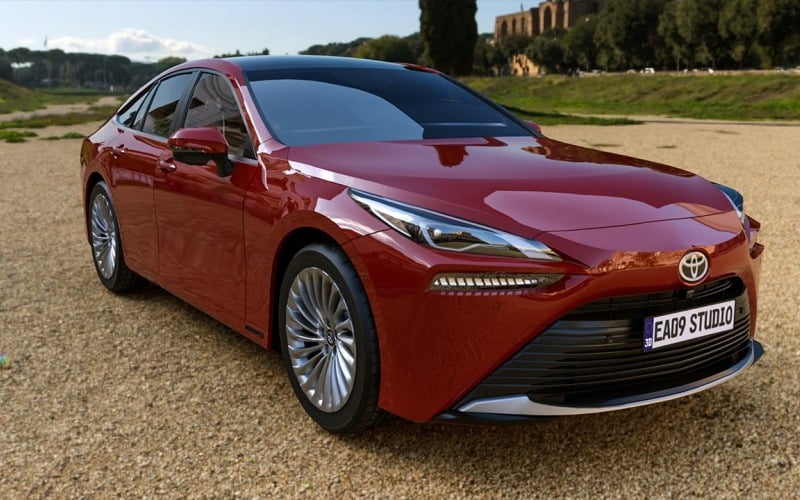2022 Toyota Mirai Limited 3d модель
