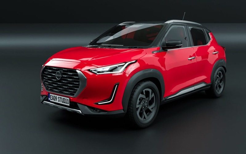 3D model Nissanu Magnite, rok výroby 2022