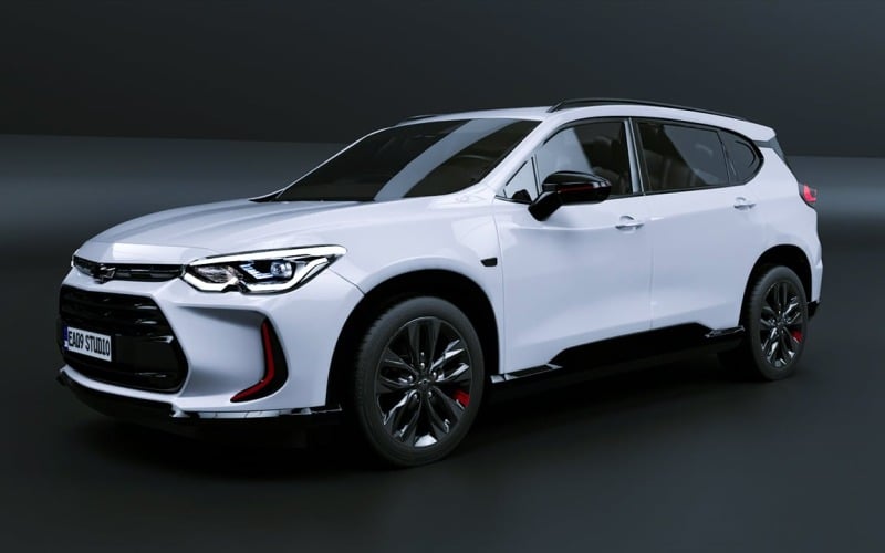 3D-model van Chevrolet Orlando Redline uit 2022