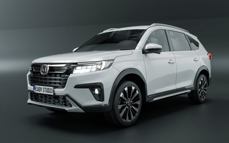 3D-модель внедорожника Honda BR-V 2022 года