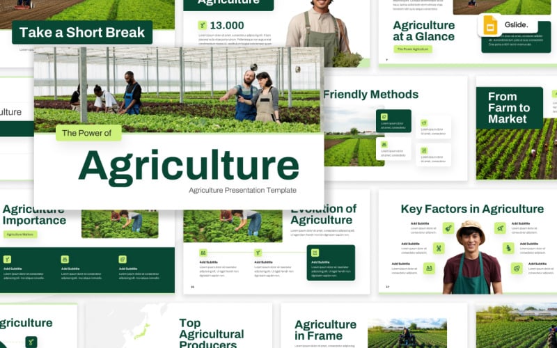 Die Macht der Landwirtschaft Google Slides