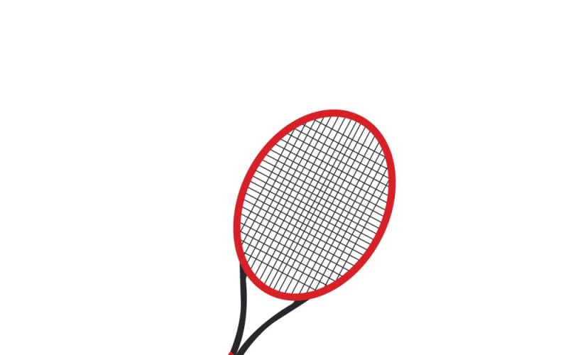 Icono de raqueta de tenis - Ilustración vectorial