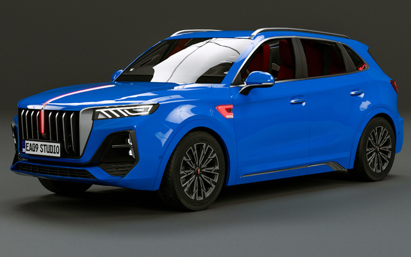 2024 Hongqi HS5 SUV 3D MODELL