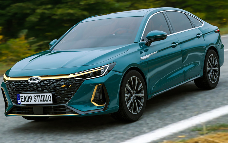 2024-es Chery Arrizo 8 3D modell