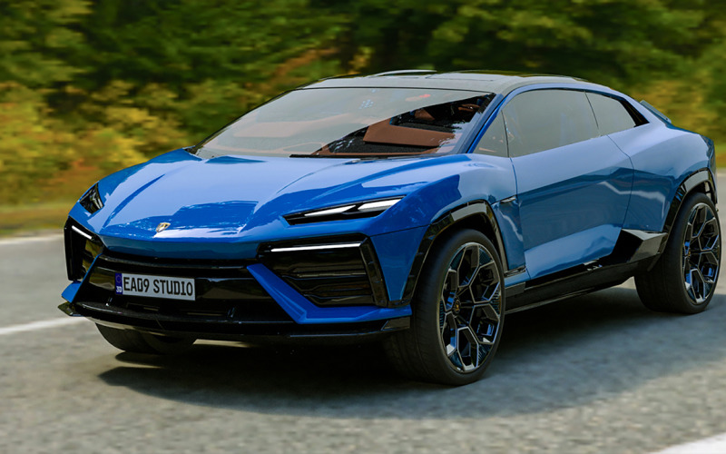 3D model Lamborghini Lanzador z roku 2024