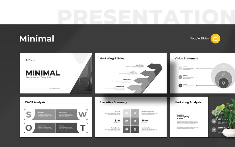 Minimal Presentation - Google Slides Template