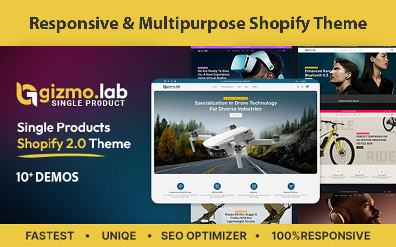 Gizmolab: el próximo tema multipropósito de Shopify