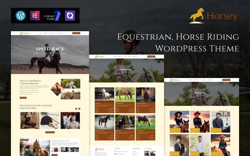 Horsey – Lovas, lovagló és istálló WordPress téma