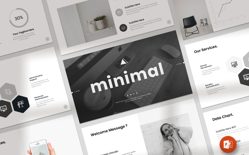 Il modello PowerPoint minimo