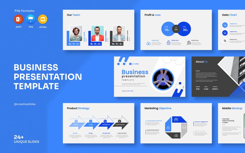 Business Presentation Template 2025 Templatemonster