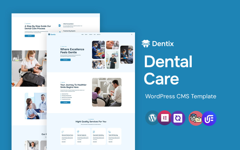 Dentix – Thème WordPress Elementor pour médecins et dentistes