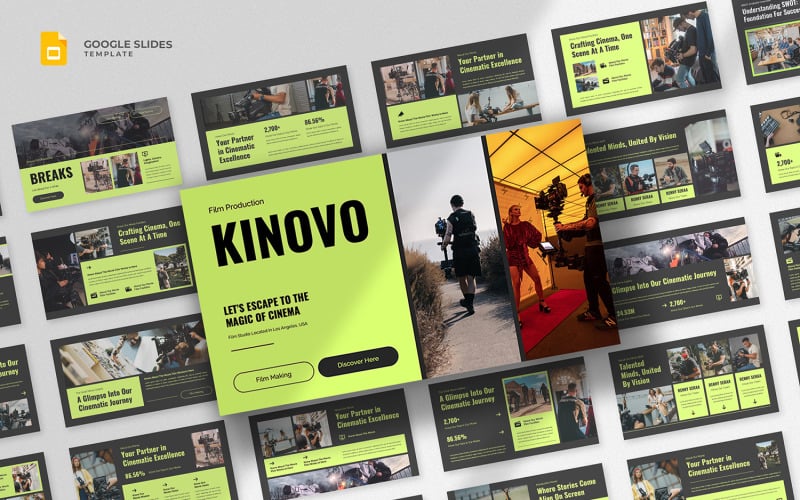 Kinovo - Video Film ve Film Google Slayt Şablonu