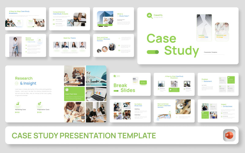 Casetify - 研究案例 PowerPoint 演示模板