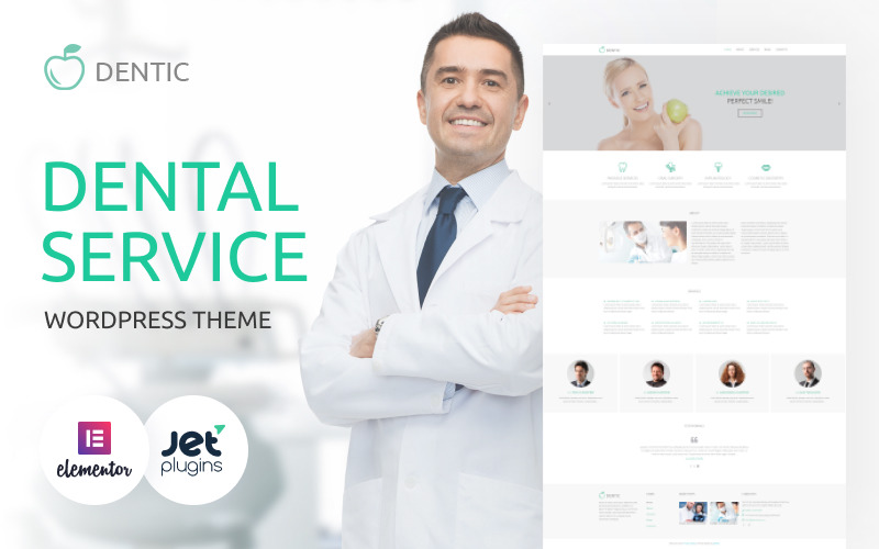 Dentic - Dentistry Multipurpose Classic WordPress Elementor Theme