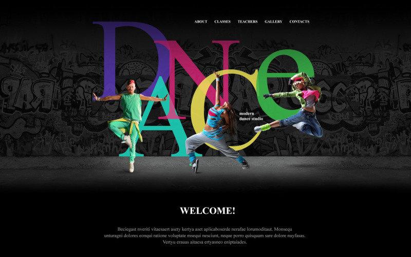 шаблон музы ночного клуба