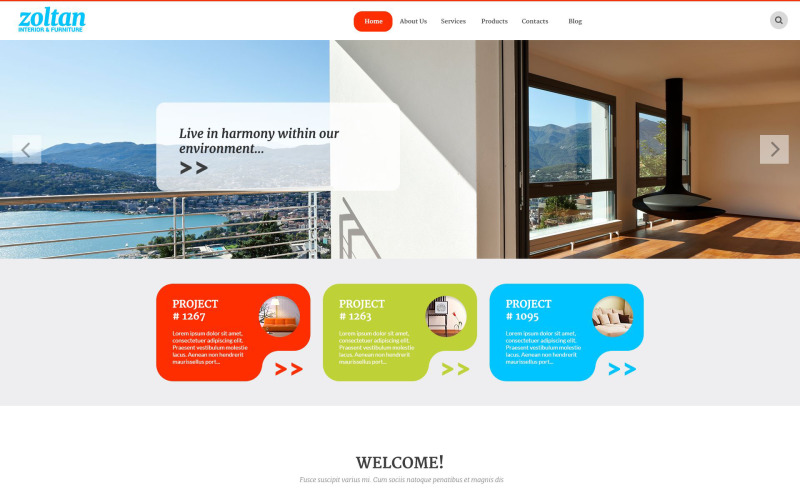 Tema de WordPress de Zoltan